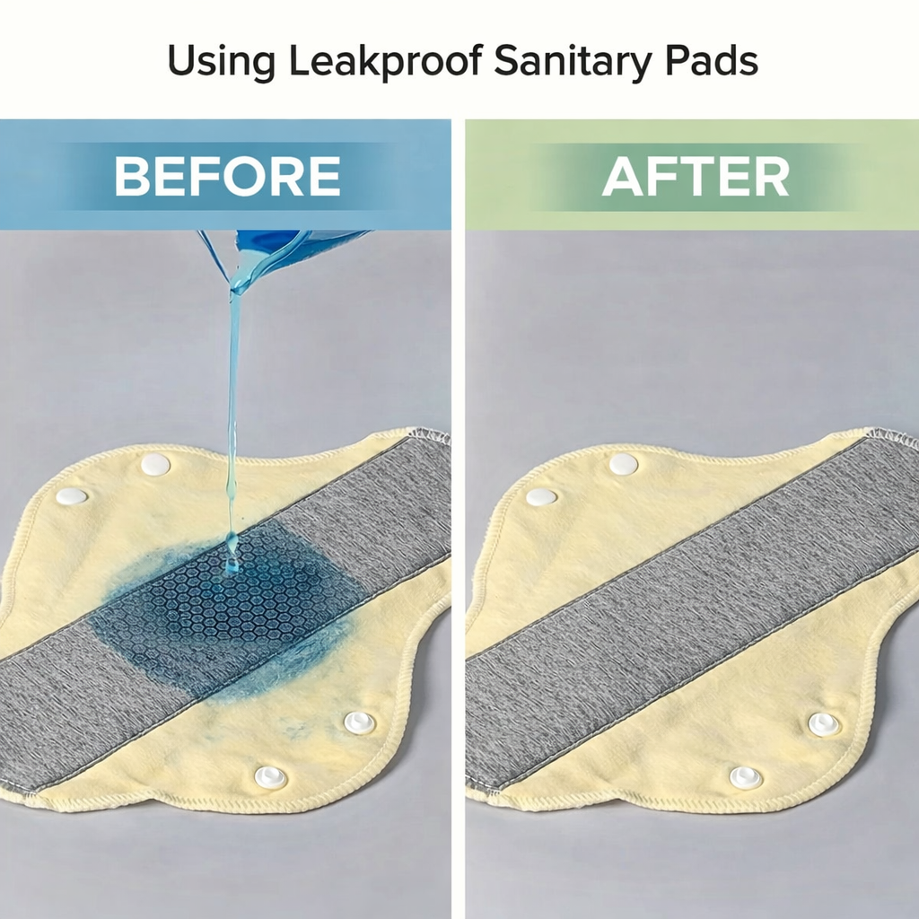 Waterproof Sanitary Pads - Stay Dry Everyday